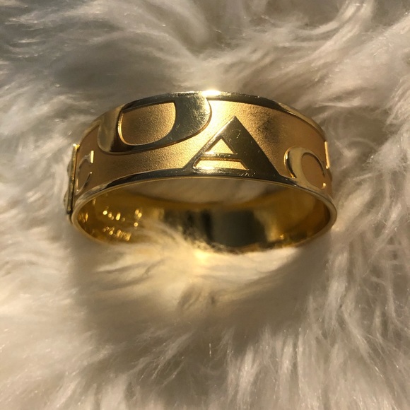 Coach Gold Bangle (Authentic) - Picture 3 of 3